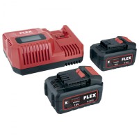 FLEX P-Set 55 R/BS Set With 12/18V Rapid Charger 2 x  5.0 Ah 18V Batteries £199.00